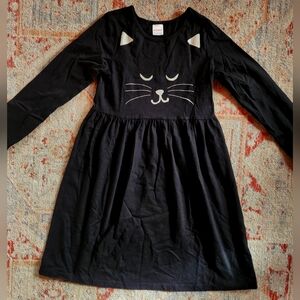 Hanna Andersson Black Cat Dress